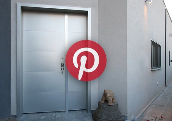 הכח של פינטרסט Pinterest – דלתות חוץ מעוצבות